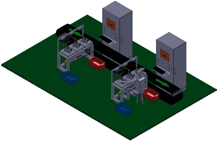 汽车座椅电机生产线终端振动测试系统